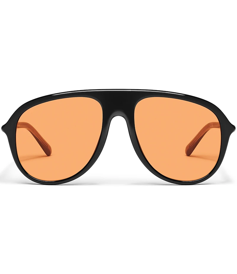 QUAY Women's Chart Topper 54mm Aviator Sunglasses