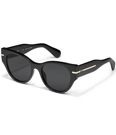 QUAY Women's Chit Chat 53mm Cat Eye Sunglasses