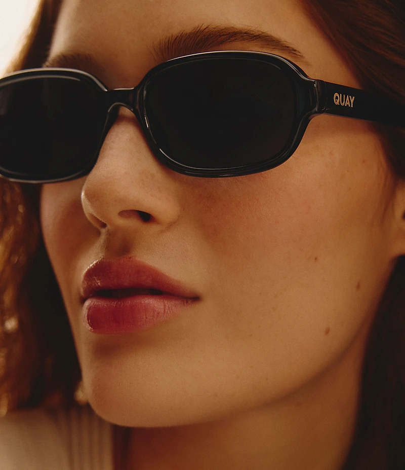 QUAY Women's Could Never 35mm Rectangle Sunglasses
