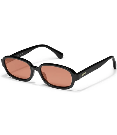 QUAY Women's Could Never 35mm Rectangle Sunglasses