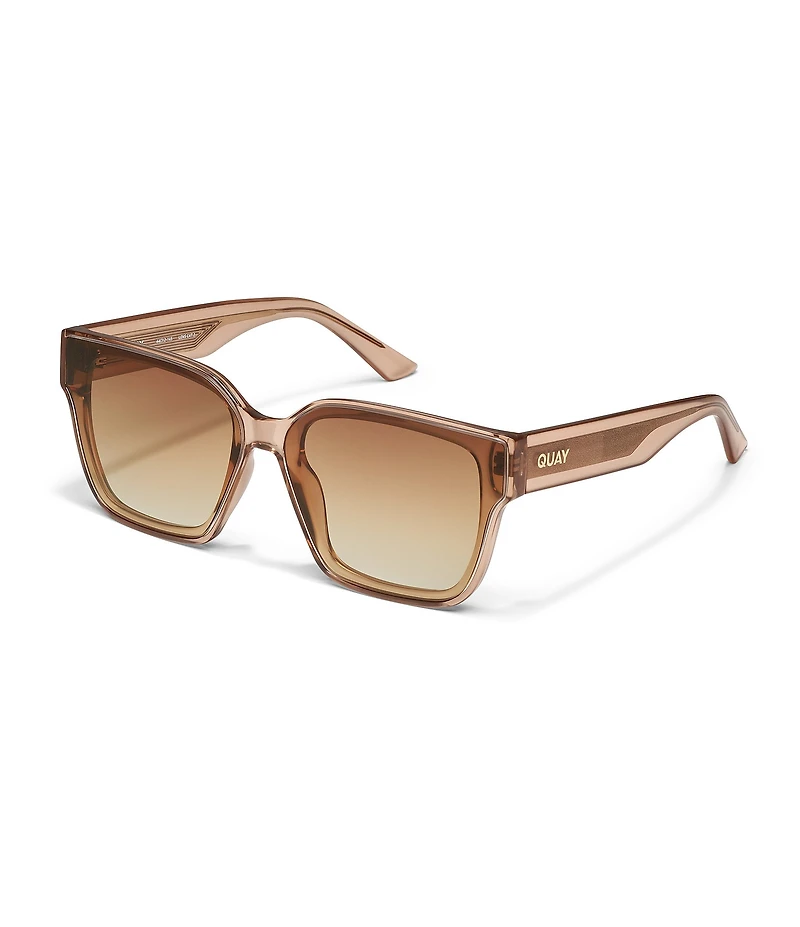 QUAY Women's Drive In 51mm Square Sunglasses