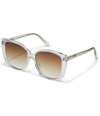 QUAY Women's Ever After Large 54mm Square Sunglasses
