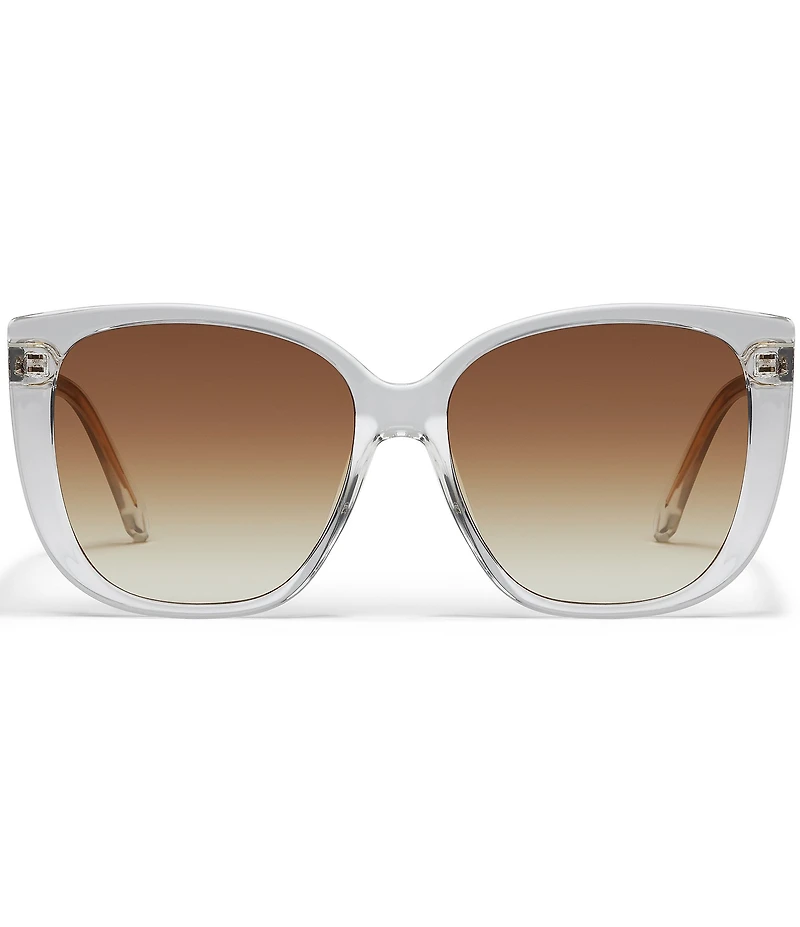 QUAY Women's Ever After Large 54mm Square Sunglasses