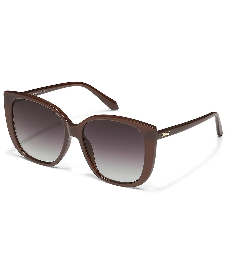 QUAY Women's Ever After Large 54mm Square Sunglasses