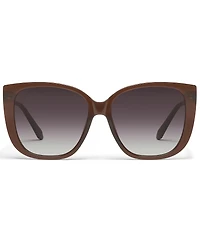 QUAY Women's Ever After Large 54mm Square Sunglasses