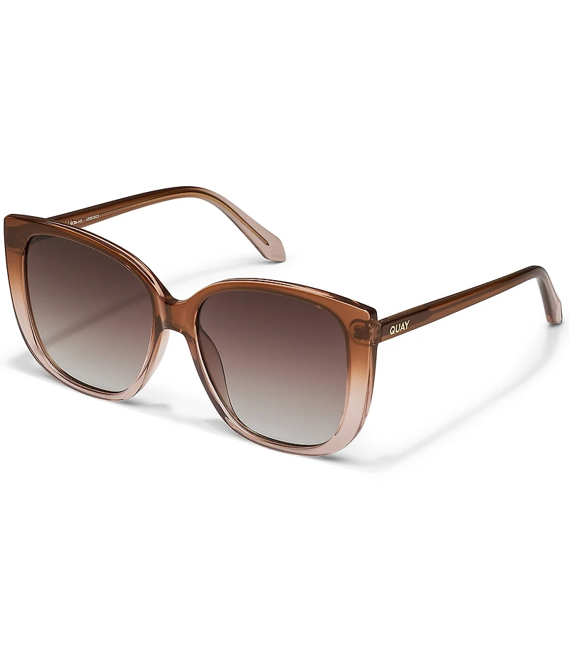 QUAY Women's Ever After Large 54mm Square Sunglasses