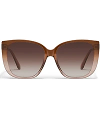 QUAY Women's Ever After Large 54mm Square Sunglasses