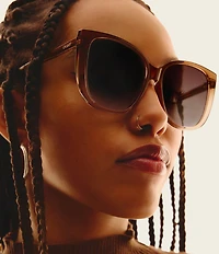 QUAY Women's Ever After Large 54mm Square Sunglasses