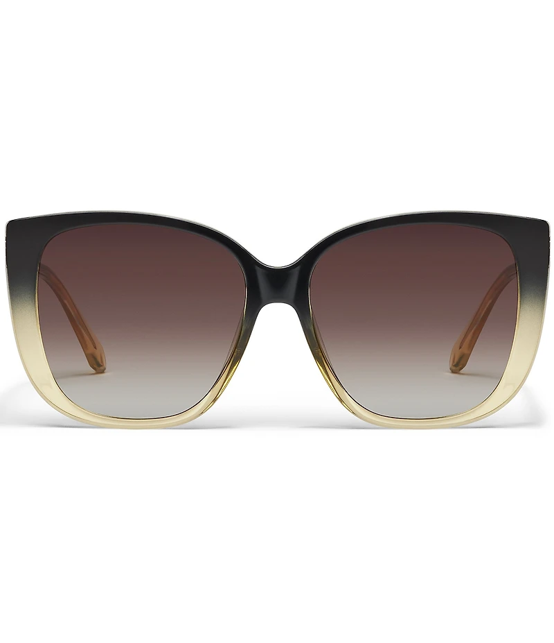 QUAY Women's Ever After Large 54mm Square Sunglasses