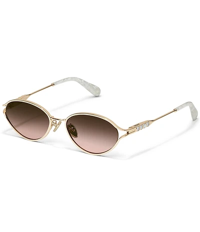 QUAY Women's Formal Affair Adorned 55mm Round Sunglasses