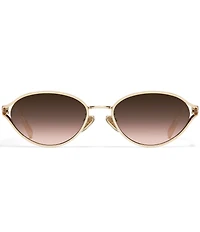 QUAY Women's Formal Affair Adorned 55mm Round Sunglasses