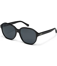 QUAY Women's Guess Again 53mm Polarized Round Sunglasses