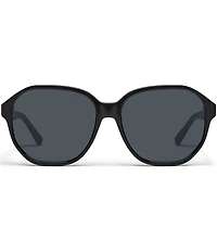 QUAY Women's Guess Again 53mm Polarized Round Sunglasses