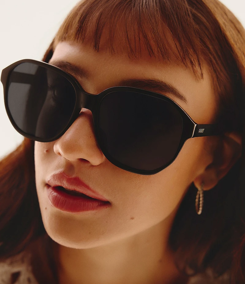 QUAY Women's Guess Again 53mm Polarized Round Sunglasses