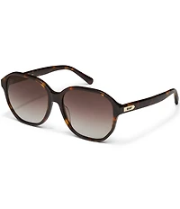 QUAY Women's Guess Again 53mm Round Sunglasses