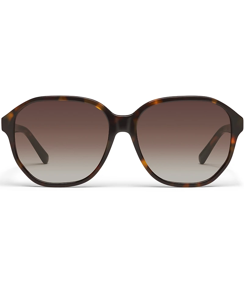 QUAY Women's Guess Again 53mm Round Sunglasses