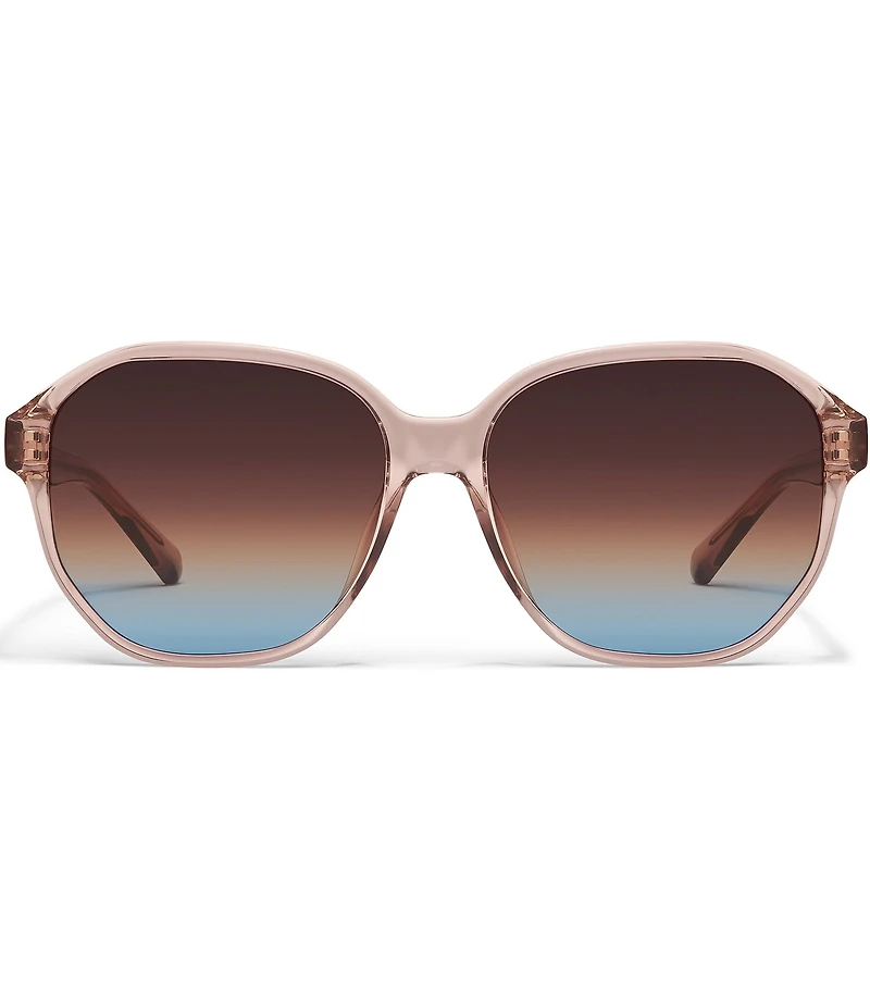 QUAY Women's Guess Again 53mm Round Sunglasses