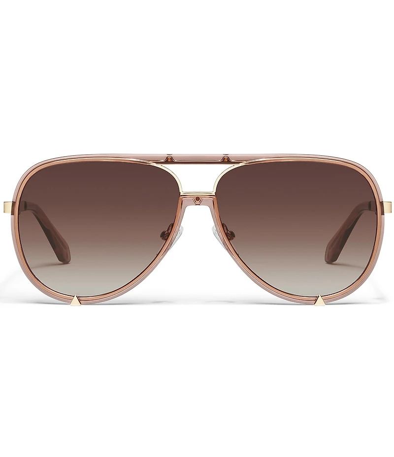QUAY Women's High Profile 51mm Aviator Sunglasses