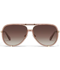 QUAY Women's High Profile 51mm Aviator Sunglasses
