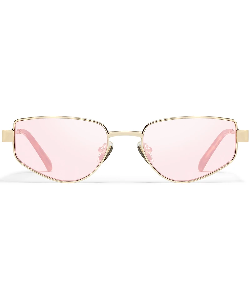 QUAY Women's Hit Single 38mm Square Sunglasses