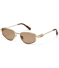 QUAY Women's Hit Single 38mm Square Sunglasses