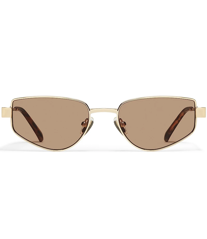 QUAY Women's Hit Single 38mm Square Sunglasses