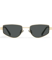 QUAY Women's Hit Single 38mm Square Sunglasses