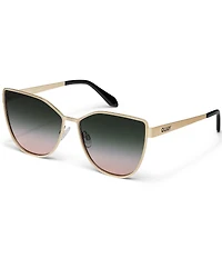 QUAY Women's In Pursuit 53mm Cat Eye Sunglasses