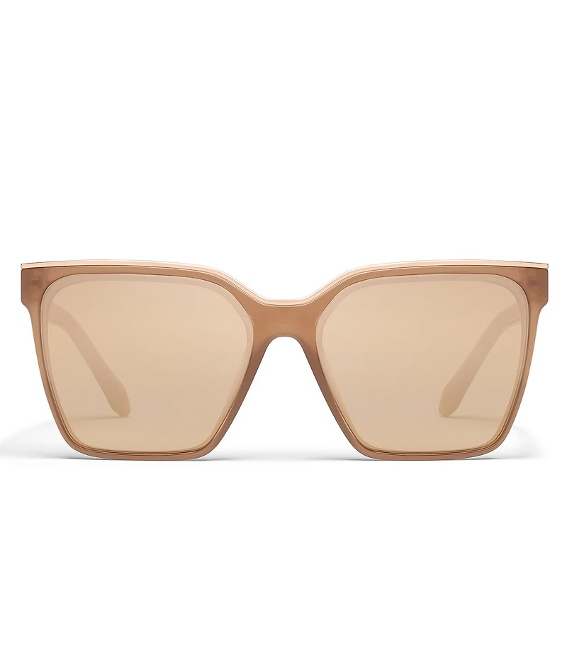 QUAY Women's Level Up 51mm Mirrored Square Sunglasses