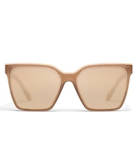 QUAY Women's Level Up 51mm Mirrored Square Sunglasses