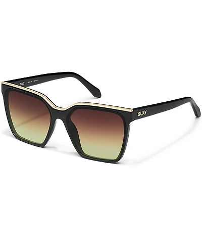 QUAY Women's Level Up 51mm Square Sunglasses