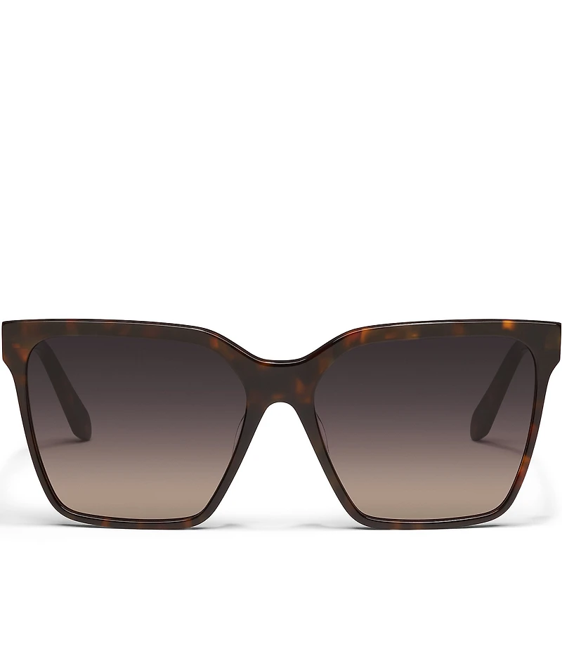 QUAY Women's Level Up Remixed 61mm Square Glasses