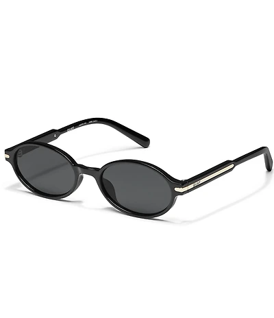 QUAY Women's Nevermind 36mm Round Oval Sunglasses