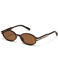 QUAY Women's Nevermind 36mm Round Oval Sunglasses