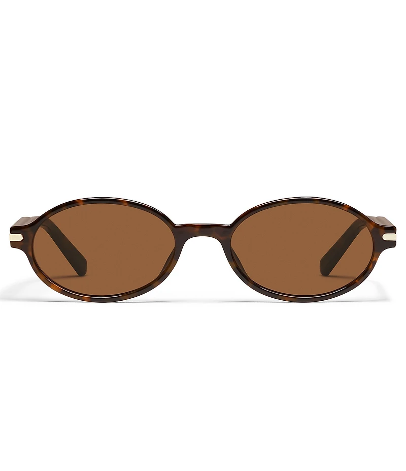 QUAY Women's Nevermind 36mm Round Oval Sunglasses