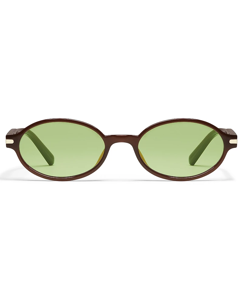 QUAY Women's Nevermind 36mm Round Oval Sunglasses