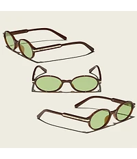 QUAY Women's Nevermind 36mm Round Oval Sunglasses