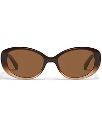 QUAY Women's On Brand 43mm Retro Oval Sunglasses