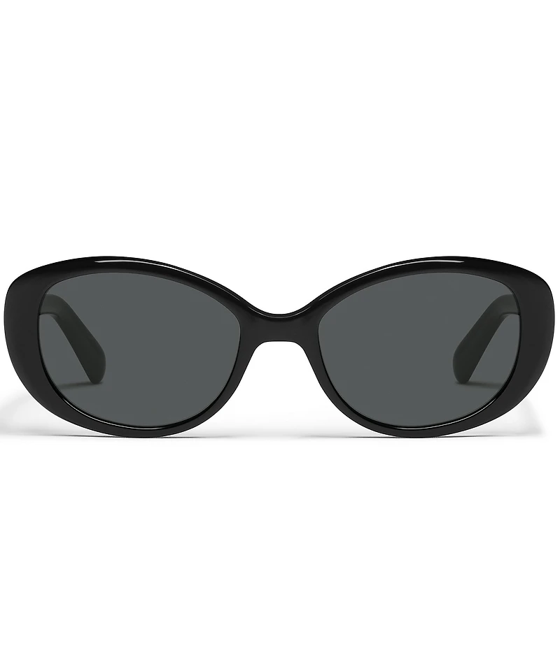 QUAY Women's On Brand 43mm Retro Oval Sunglasses