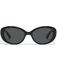 QUAY Women's On Brand 43mm Retro Oval Sunglasses