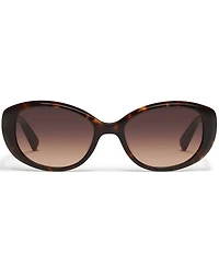 QUAY Women's On Brand 43mm Retro Oval Sunglasses