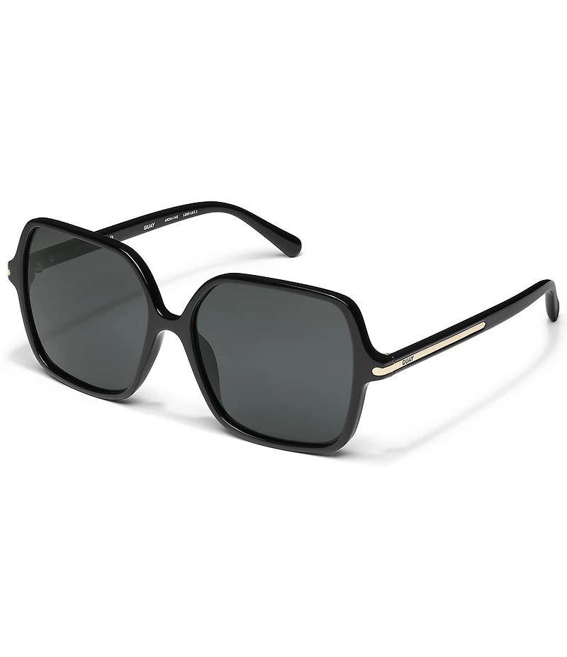 QUAY Women's Press Tour 60mm Square Sunglasses