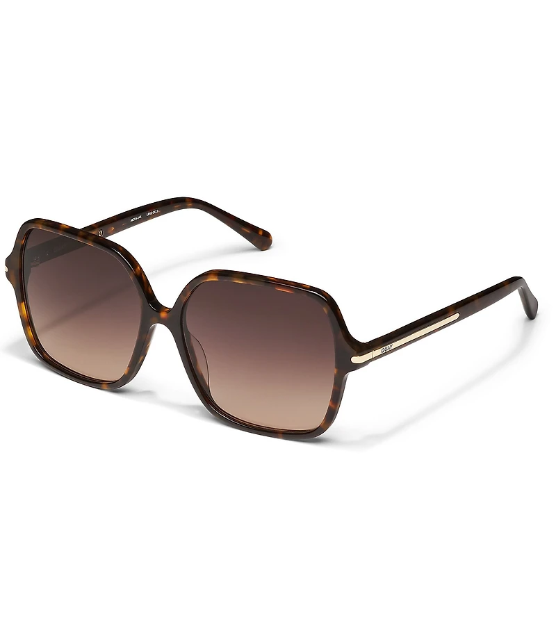 QUAY Women's Press Tour 60mm Square Sunglasses