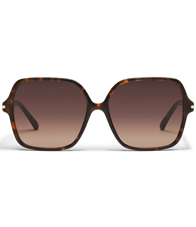 QUAY Women's Press Tour 60mm Square Sunglasses
