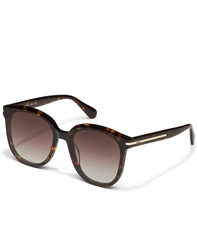 QUAY Women's Rent Free 59mm Round Sunglasses