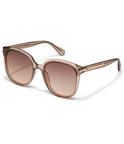 QUAY Women's Rent Free 59mm Round Sunglasses