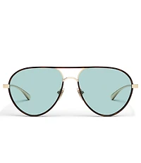 QUAY Women's Say Less 53mm Aviator Sunglasses