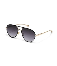 QUAY Women's Say Less 53mm Aviator Sunglasses
