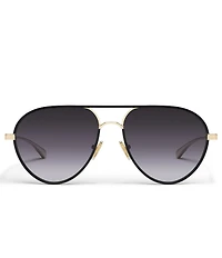 QUAY Women's Say Less 53mm Aviator Sunglasses