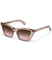 QUAY Women's Set In Stone 55mm Cat Eye Sunglasses